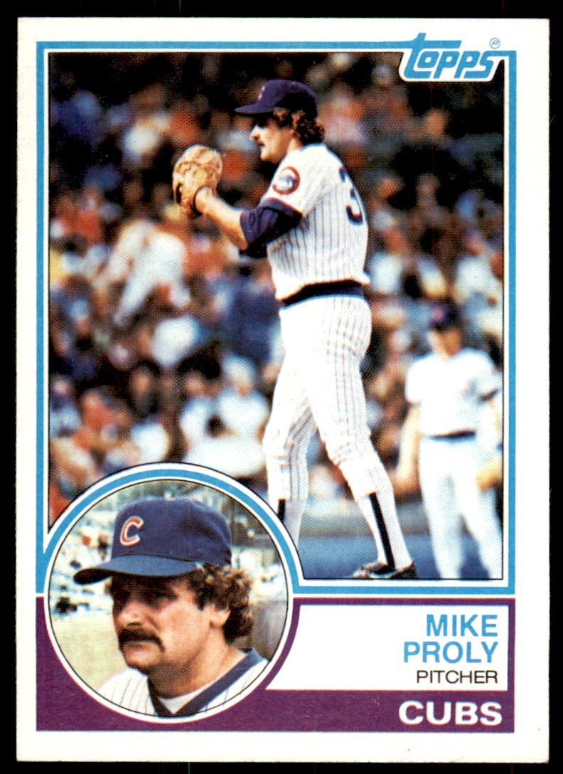1983 Topps. Mike Proly . Chicago Cubs #597