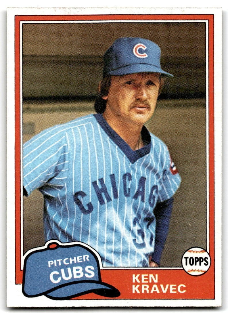 1981 Topps Traded Ken Kravec Baseball Cards #783