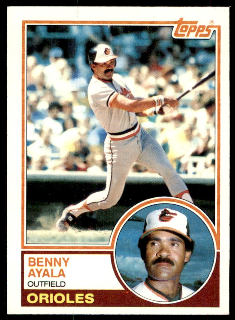 1983 Topps Benny Ayala . Baltimore Orioles #59