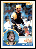 1983 Topps Steve Nicosia . Pittsburgh Pirates #462