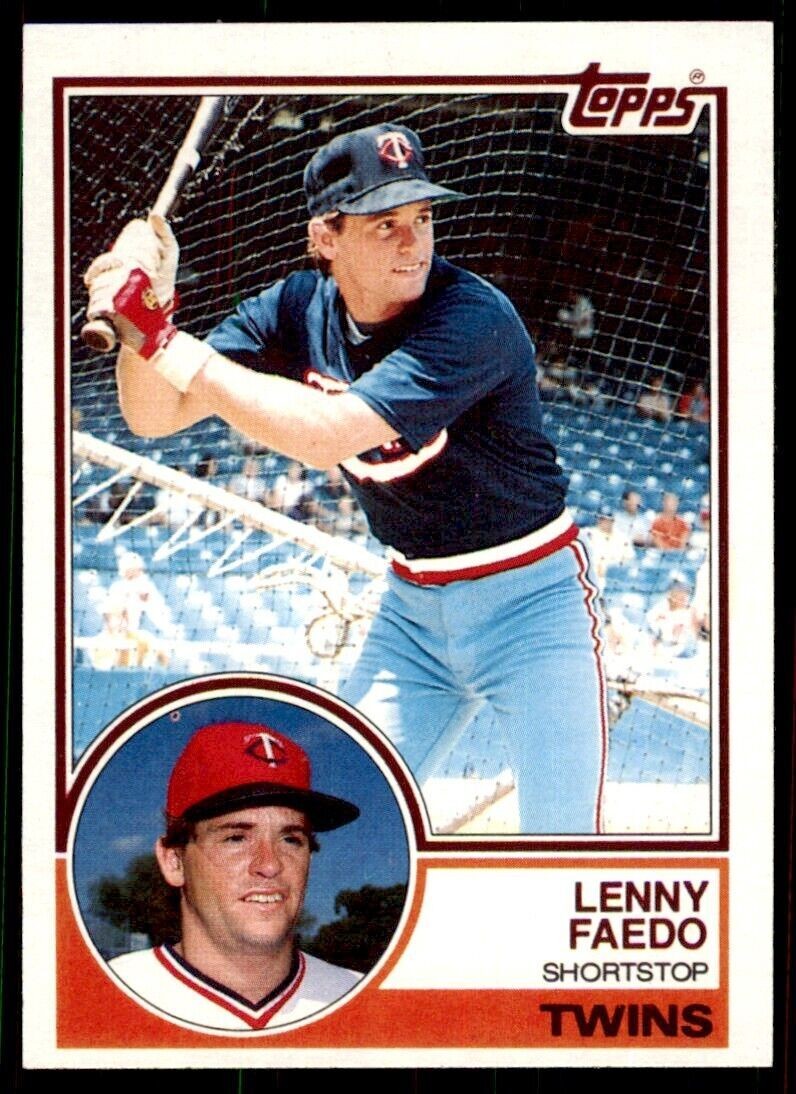 1983 Topps. Lenny Faedo . Minnesota Twins #671