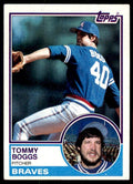 1983 Topps Tommy Boggs . Atlanta Braves #649