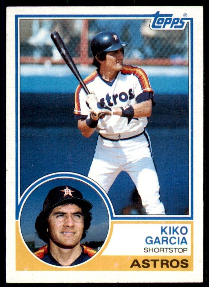 1983 Topps Kiko Garcia . Houston Astros #198