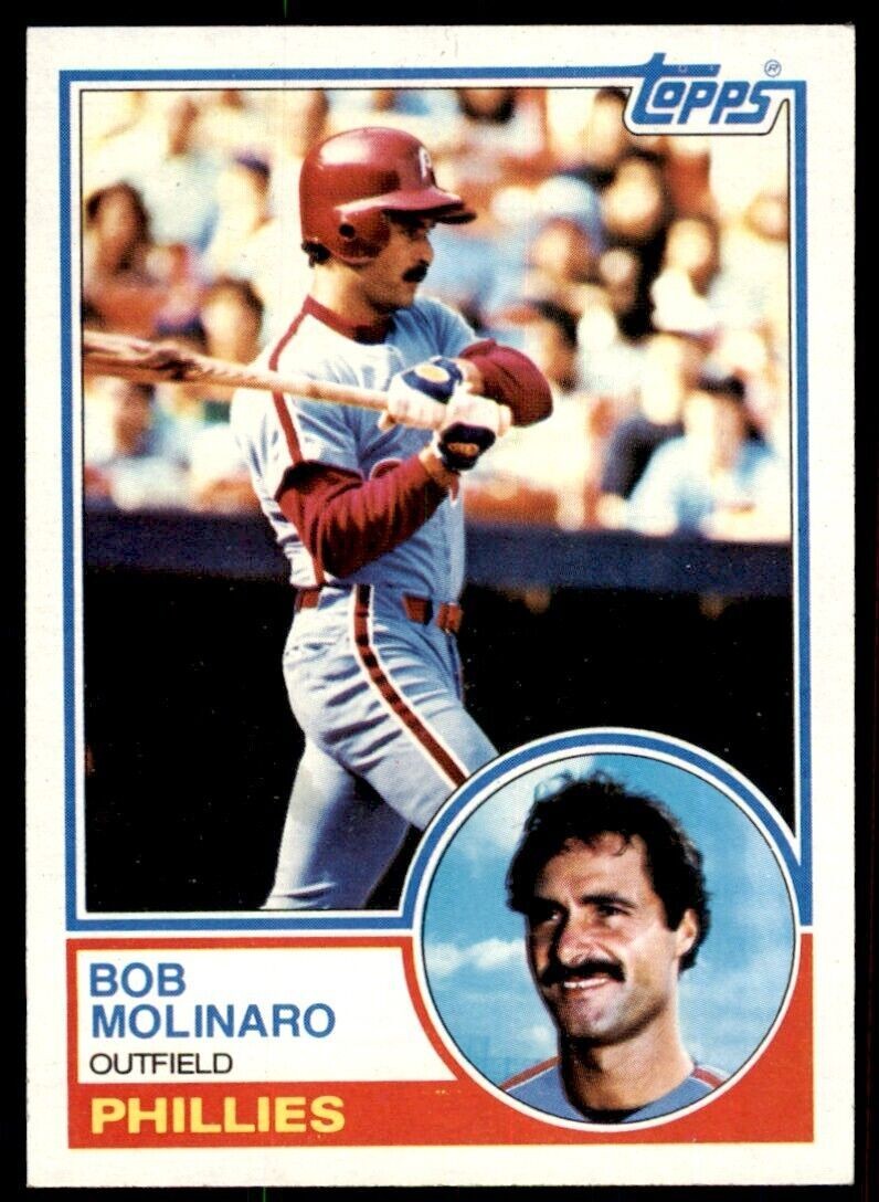 1983 Topps. Bob Molinaro . Philadelphia Phillies #664