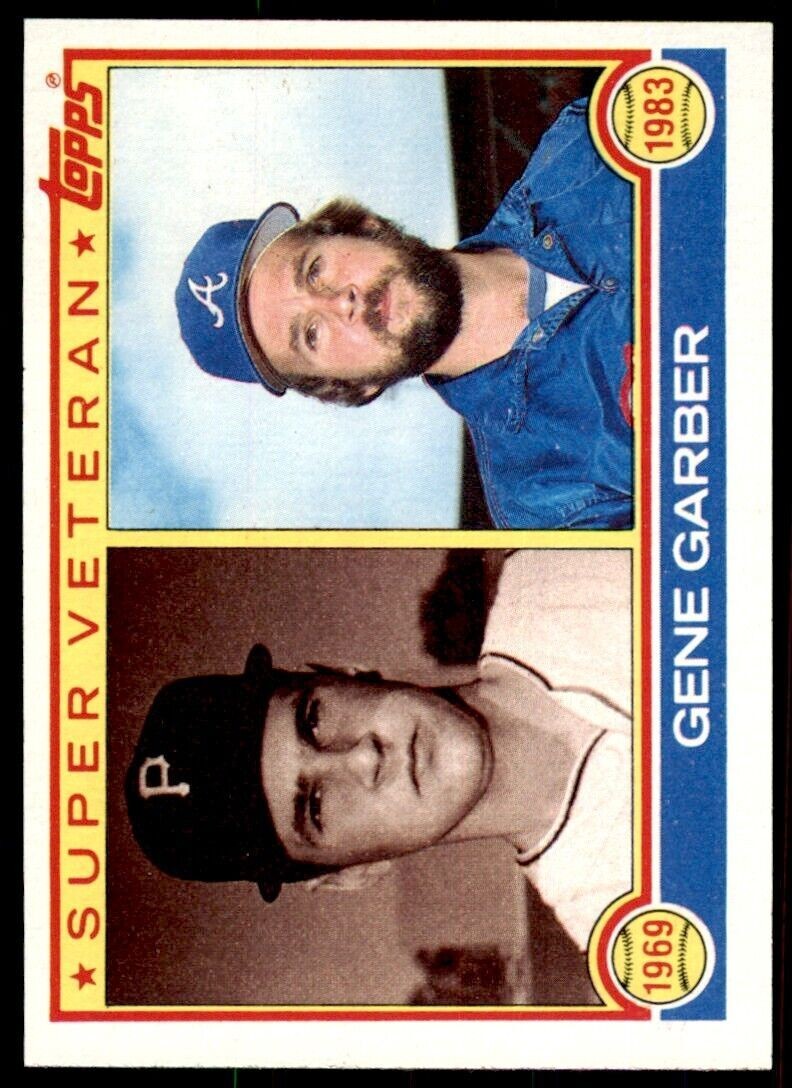 1983 Topps Baseball Gene Garber . Pittsburgh Pirates/Atlanta Braves #256