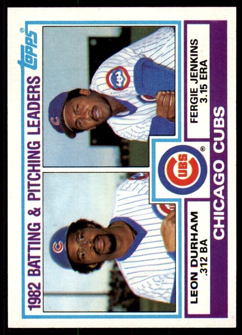 1983 Topps. Cubs Team Leaders . Chicago Cubs #51