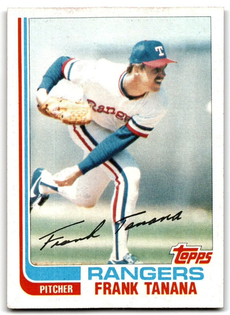 1982 Topps Traded Frank Tanana Baseball Cards #117T