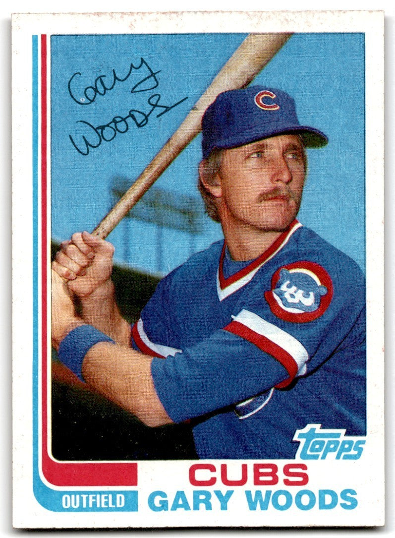 1982 Topps Traded Gary Woods Baseball Cards #130T