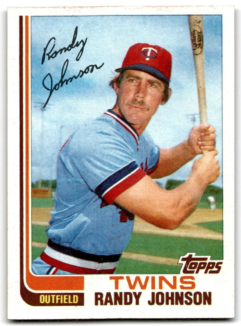 1982 Topps Traded Randy Johnson Baseball Cards #51T