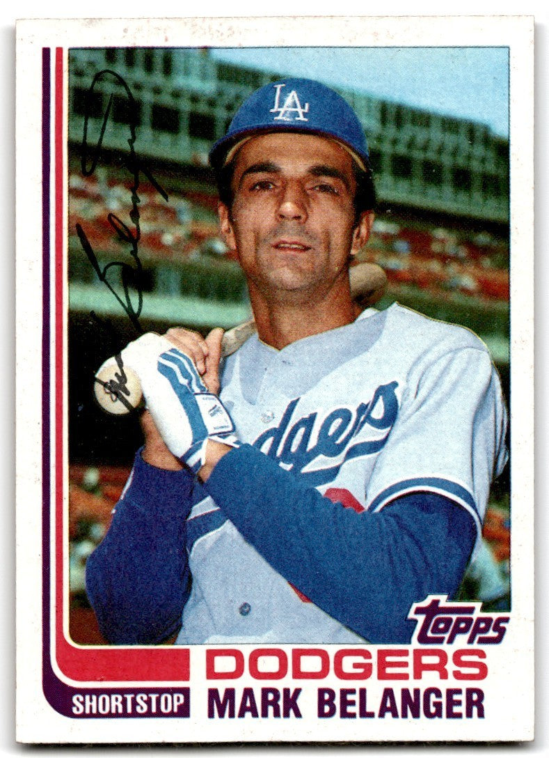 1982 Topps Traded Mark Belanger Baseball Cards #5T