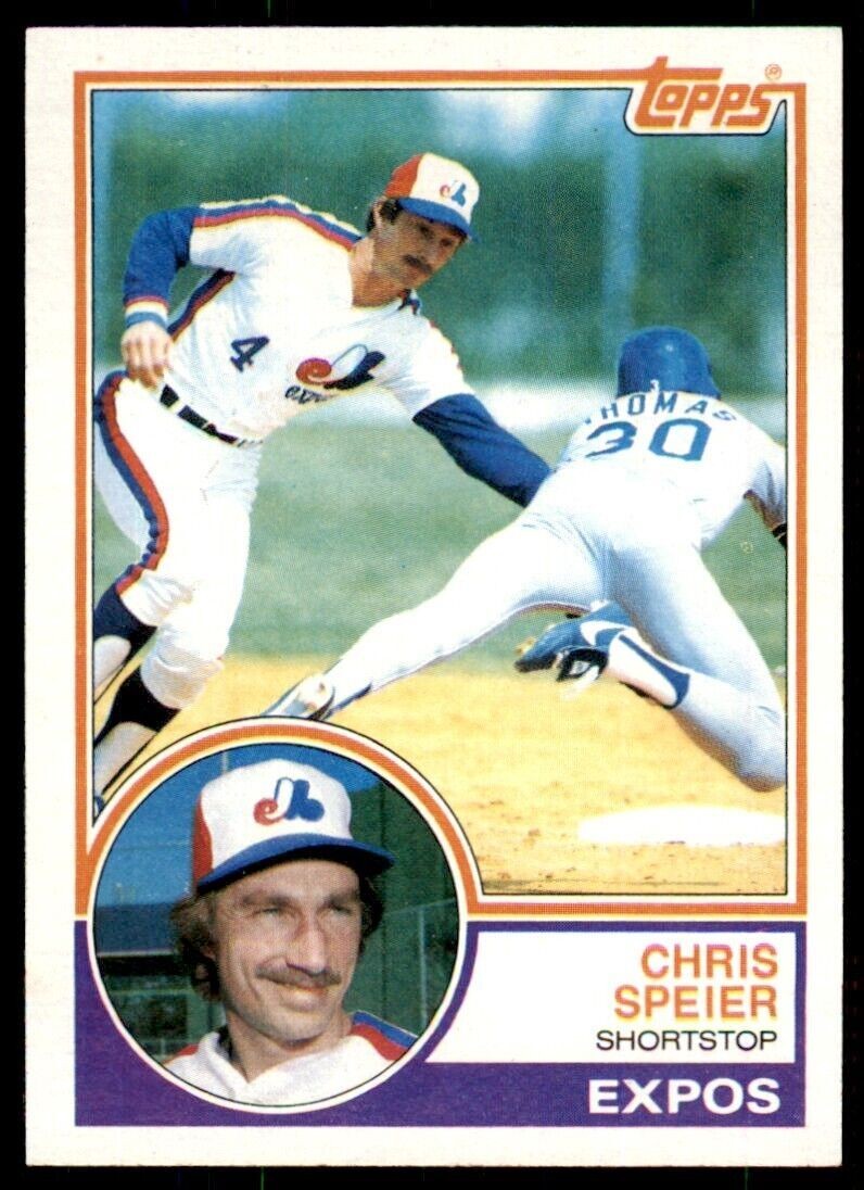 1983 .Topps Chris Speier . Montreal Expos #768