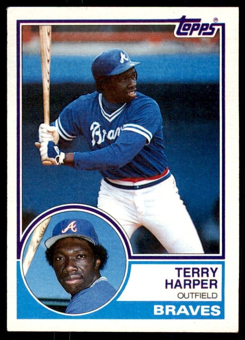 1983 .Topps Terry Harper . Atlanta Braves #339