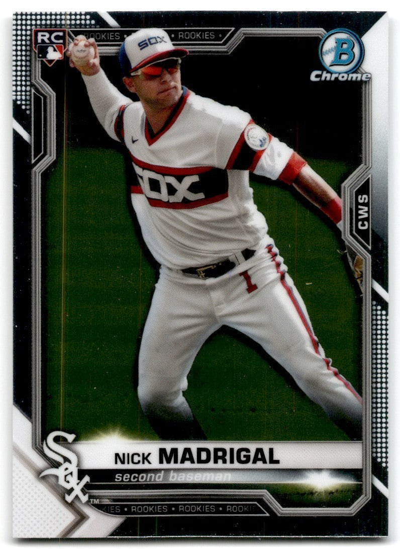2021 Bowman Chrome Nick Madrigal Rookie B Baseball Cards #7