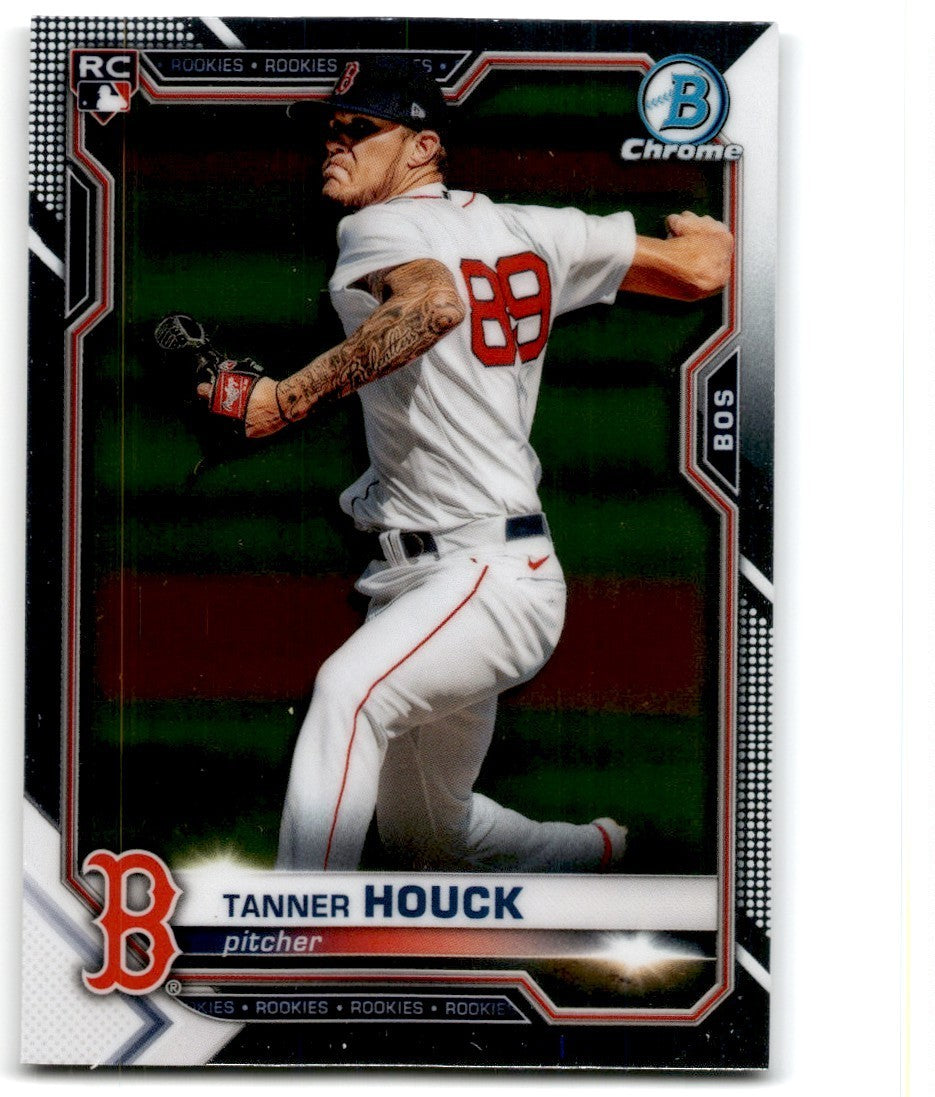 2021 Bowman Chrome Tanner Houck Rookie D Baseball Cards #13