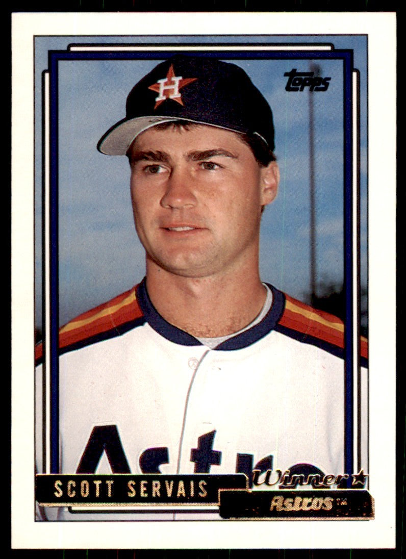 1992 Topps.Gold Winners Scott Servais . Houston Astros #437