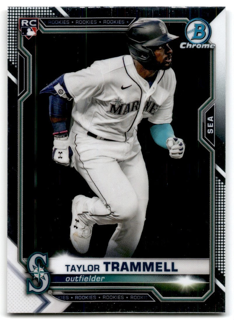 2021 Bowman Chrome Taylor Trammell Rookie Baseball Cards #61
