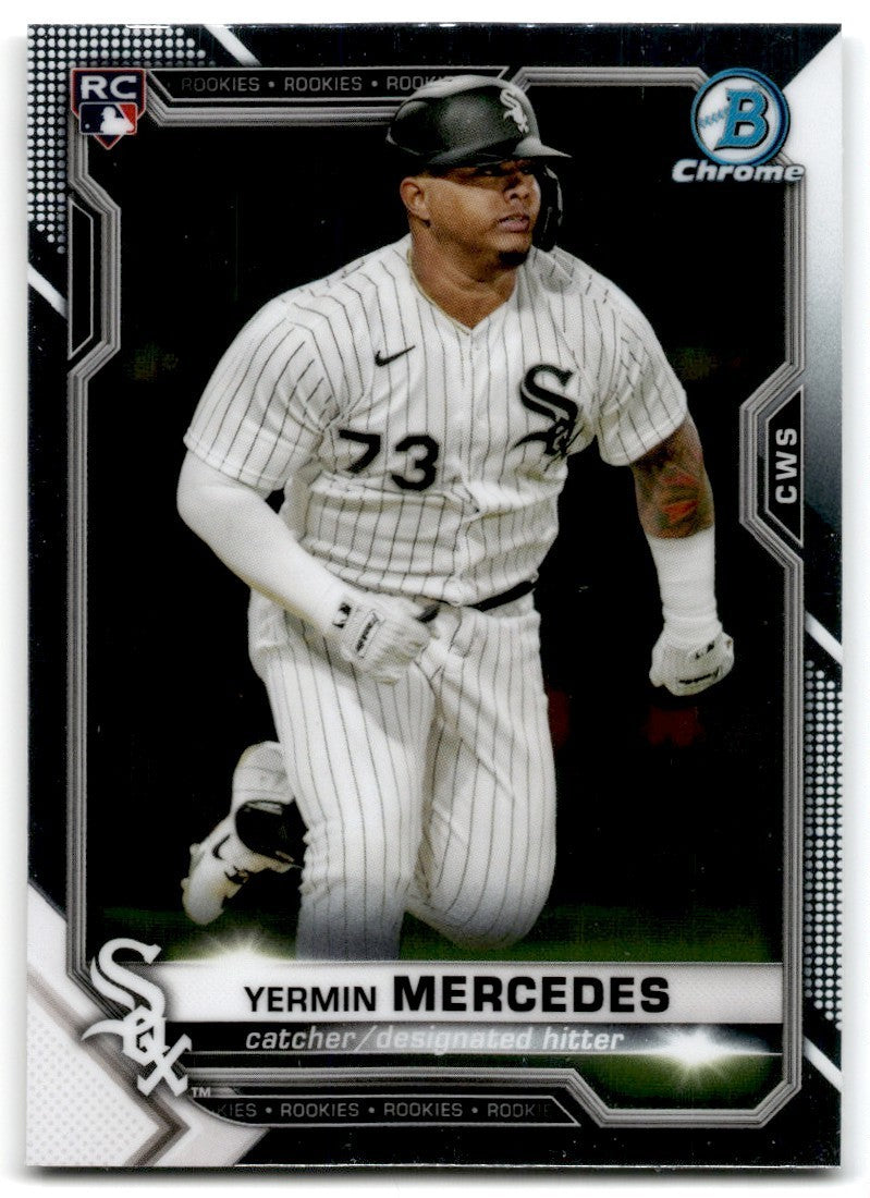 2021 Bowman Chrome. Yermin Mercedes Rookie Baseball Cards #88