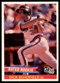 1984 Donruss Dick Schofield Rookie . California Angels #35