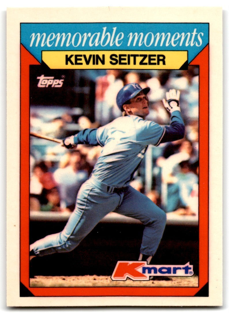 1988 Topps Kmart Kevin Seitzer Baseball Cards #27