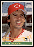 1984 Donruss Alex Trevino . Cincinnati Reds #286