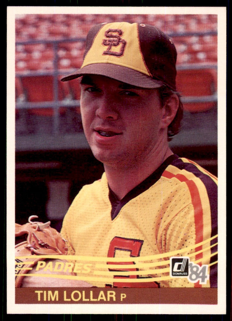 1984 Donruss. Tim Lollar . San Diego Padres #284