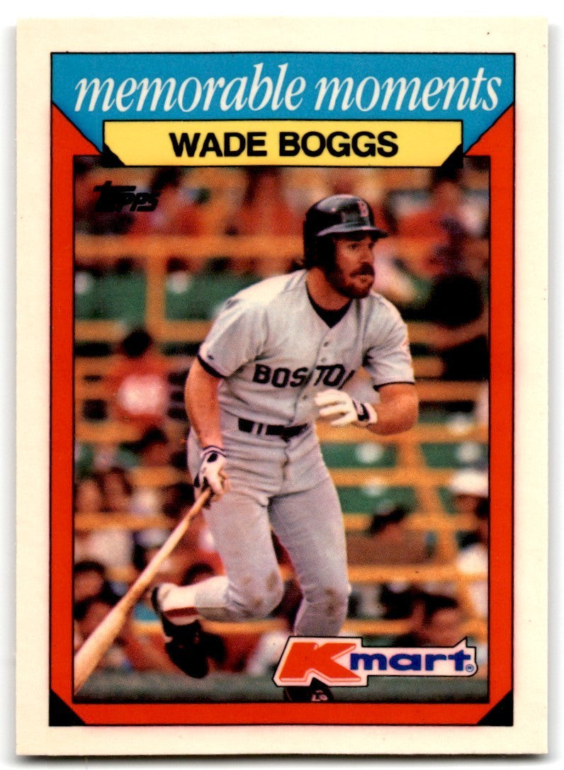 1988 Topps Kmart Wade Boggs B Baseball Cards #2