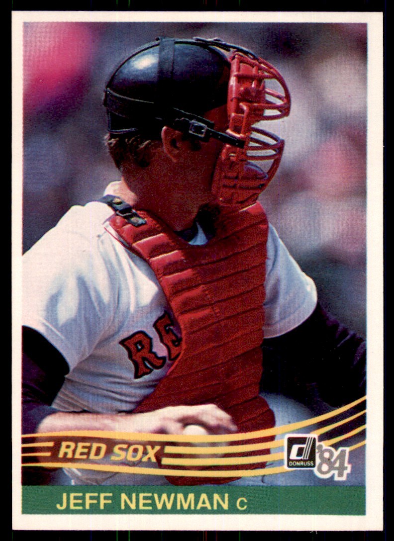 1984 Donruss Jeff Newman . Boston Red Sox #249