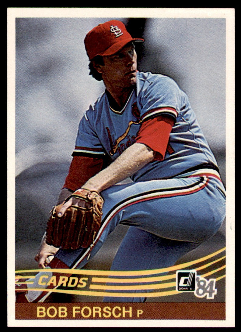 1984 Donruss. Bob Forsch . St. Louis Cardinals #168