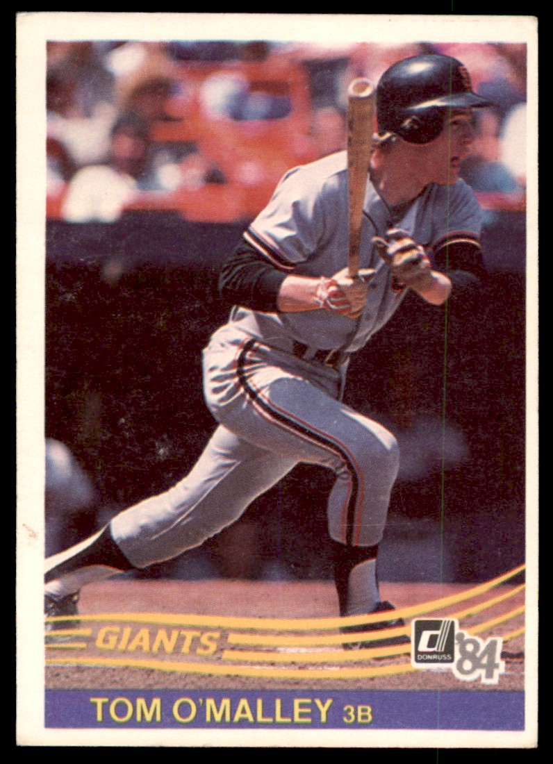 1984 Donruss Tom O'Malley . San Francisco Giants #601