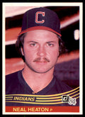 1984 Donruss. Neal Heaton . Cleveland Indians #373