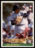 1984 Donruss. Luis Aponte . Boston Red Sox #371