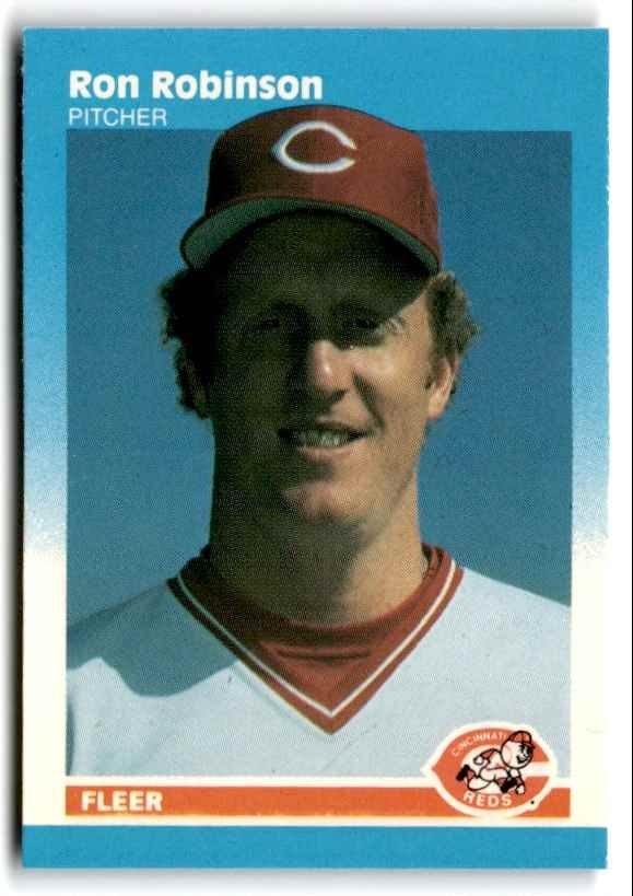 1987 Fleer Classic Miniatures Ron Robinson Baseball Cards #93