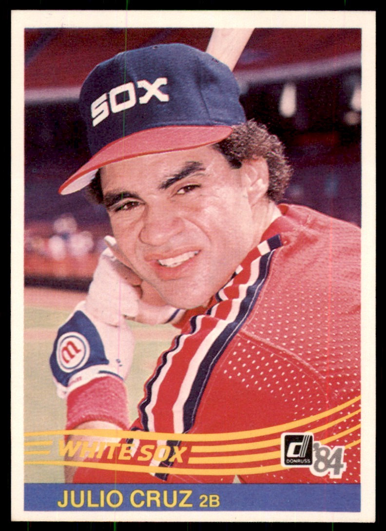 1984 Donruss. Julio Cruz . Seattle Mariners #379