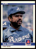 1984 Fleer. Bob Watson . Atlanta Braves #193