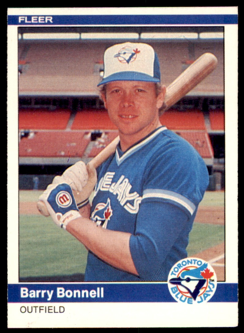 1984 Fleer Barry Bonnell . Toronto Blue Jays #149