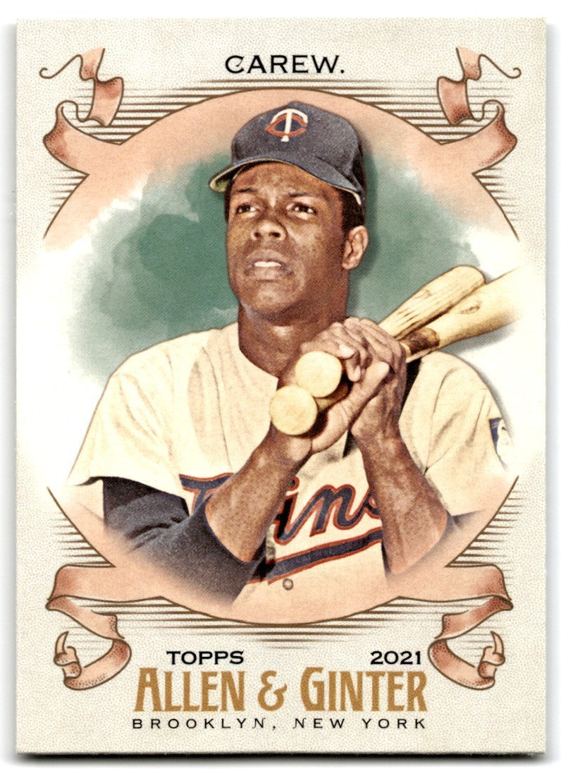 2021 Topps Allen & Ginter Rod Carew Baseball Cards #108