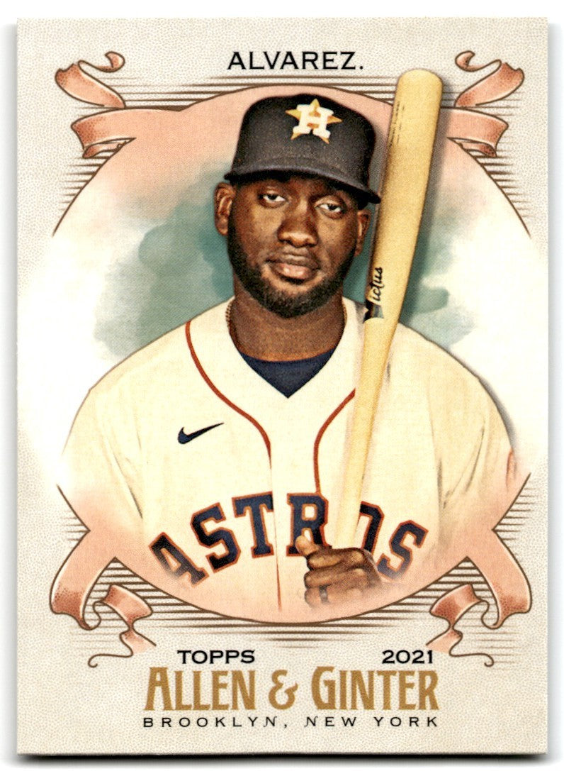 2021 Topps Allen & Ginter Yordan Alvarez Baseball Cards #331