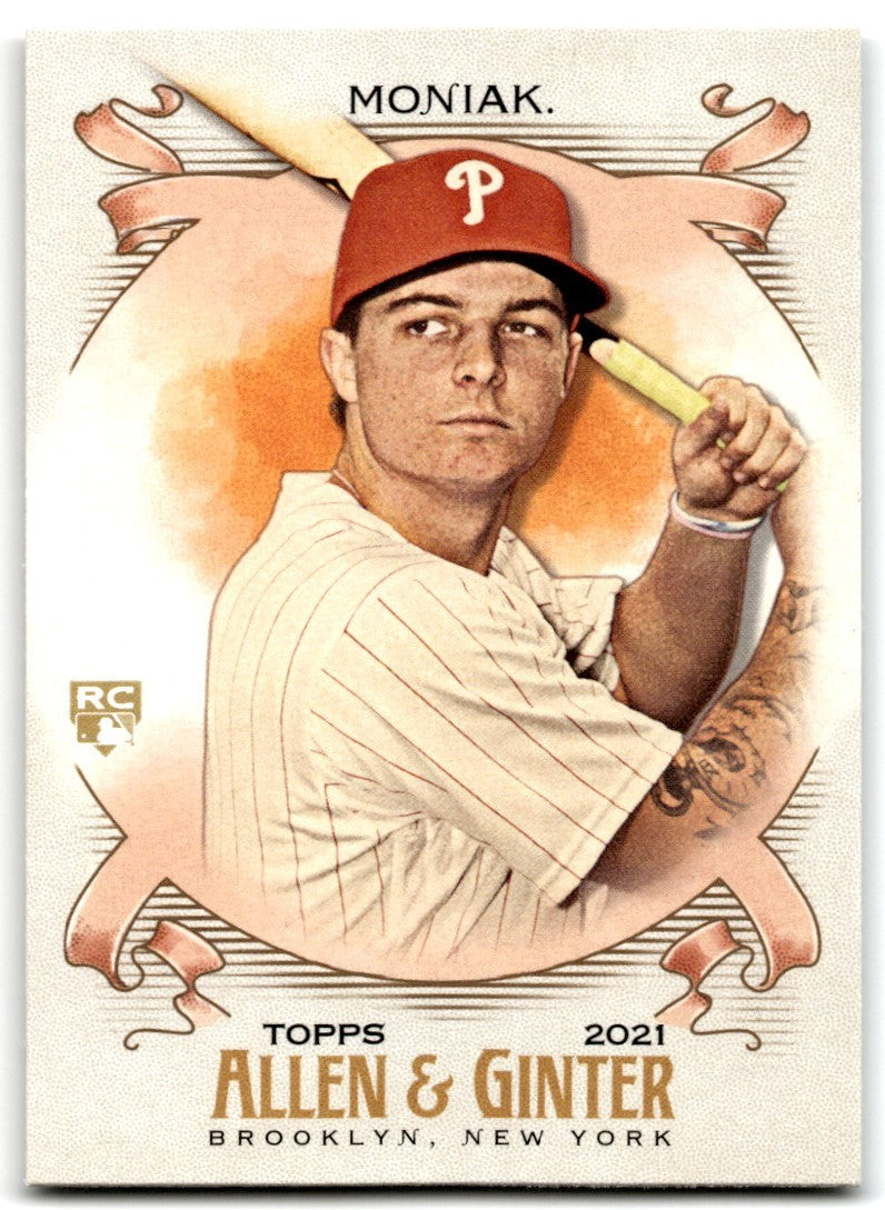 2021 Topps Allen & Ginter Mickey Moniak Baseball Cards #213