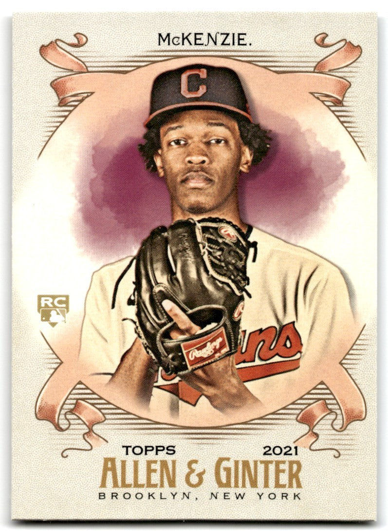 2021 Topps Allen & Ginter Triston McKenzie Baseball Cards #283