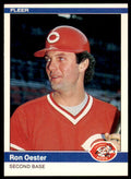 1984 Fleer Baseball Ron Oester . Cincinnati Reds #475