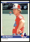 1984 Fleer Jim Wohlford . Montreal Expos #293