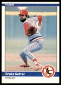 1984 Fleer Bruce Sutter . St. Louis Cardinals #338.
