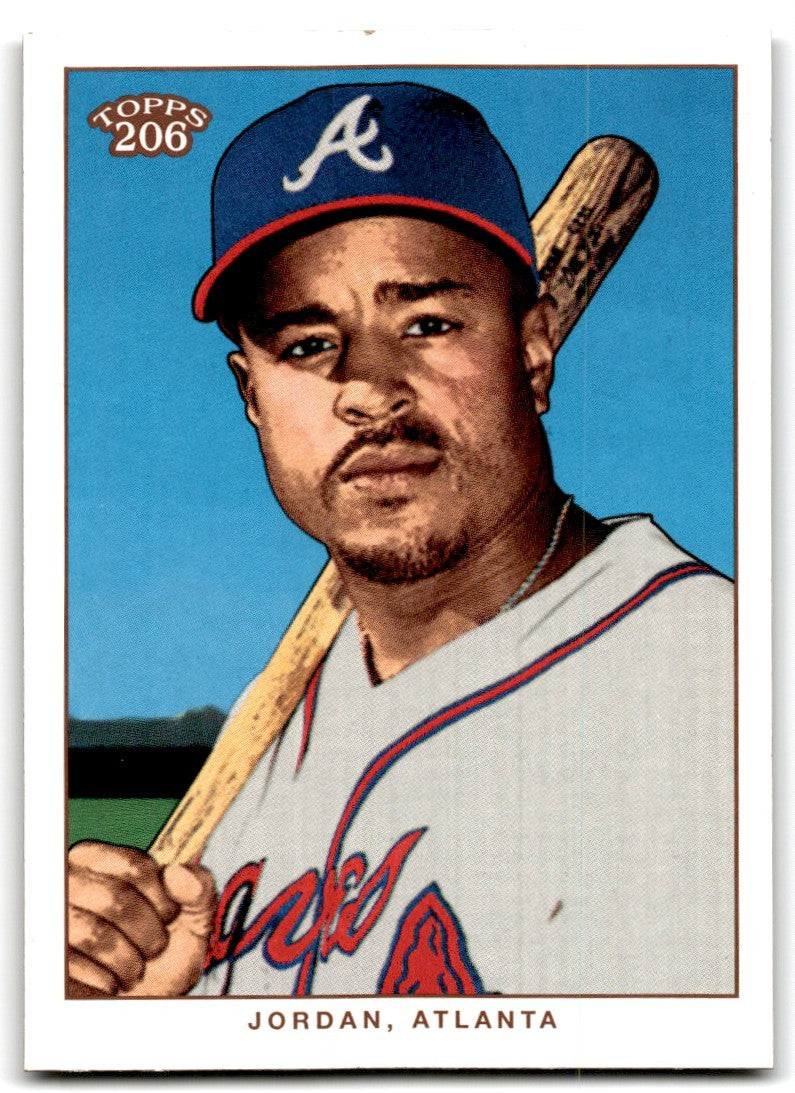 2002 Topps 206 Brian Jordan A Baseball Cards #17