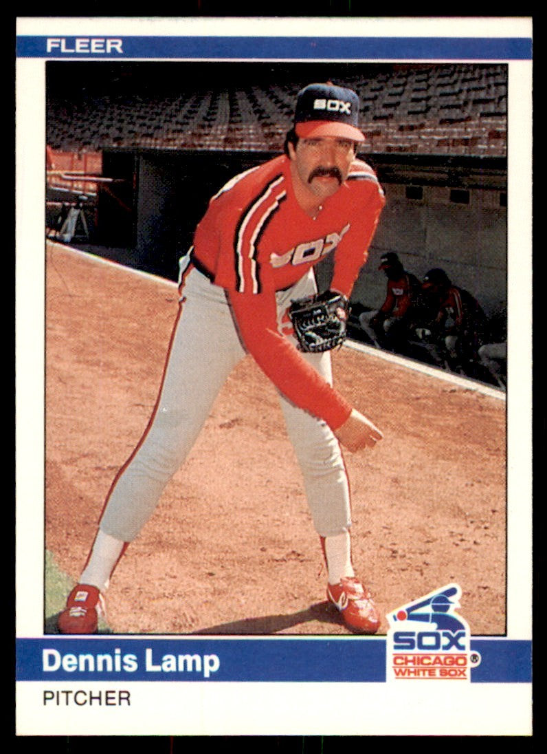 1984 Fleer Dennis Lamp . Chicago White Sox #66.