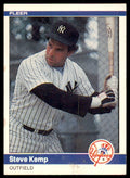 1984 Fleer Steve Kemp . New York Yankees #129