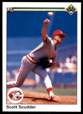 1990 Upper Deck Scott Scudder . Cincinnati Reds #164