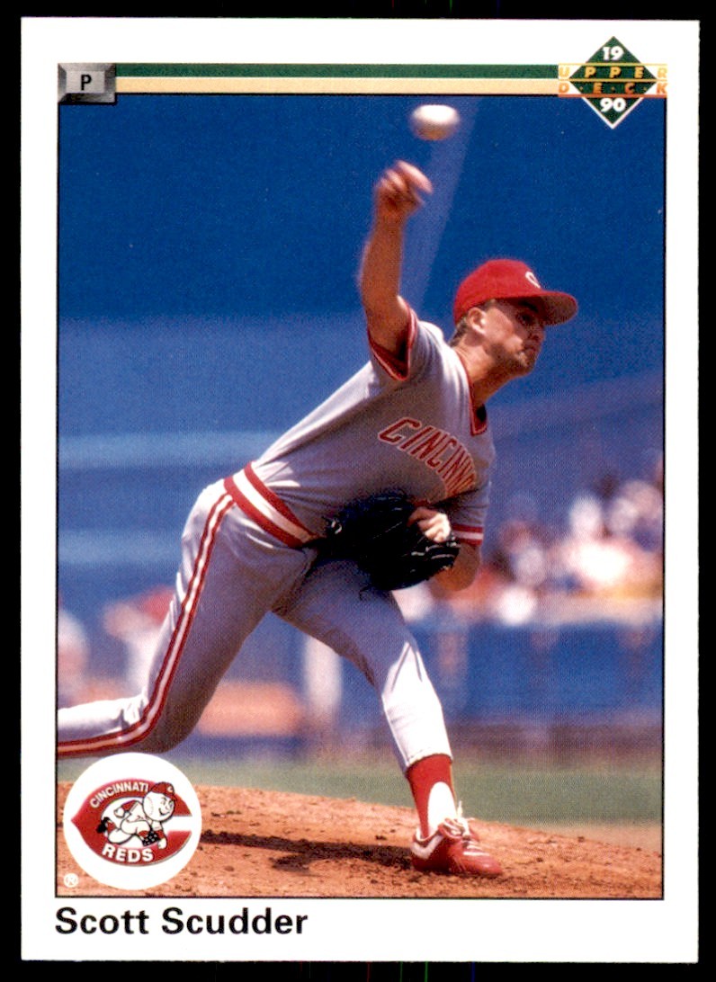 1990 Upper Deck Scott Scudder . Cincinnati Reds #164
