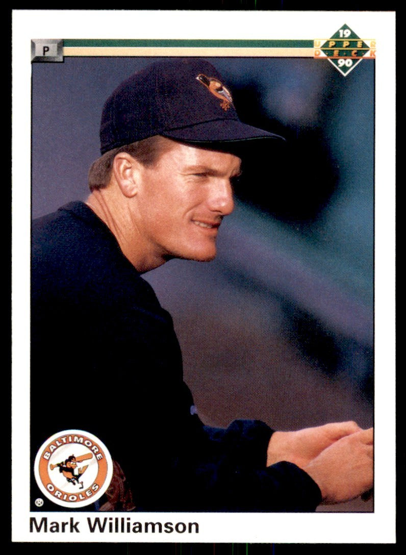 1990 Upper Deck Mark Williamson . Baltimore Orioles #173