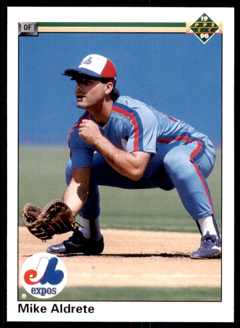 1990 Upper Deck Mike Aldrete . Montreal Expos #415