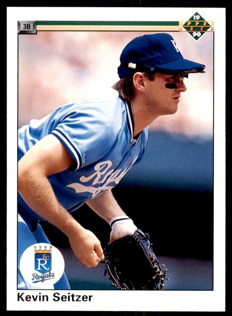 1990 Upper Deck Kevin Seitzer . Kansas City Royals #363